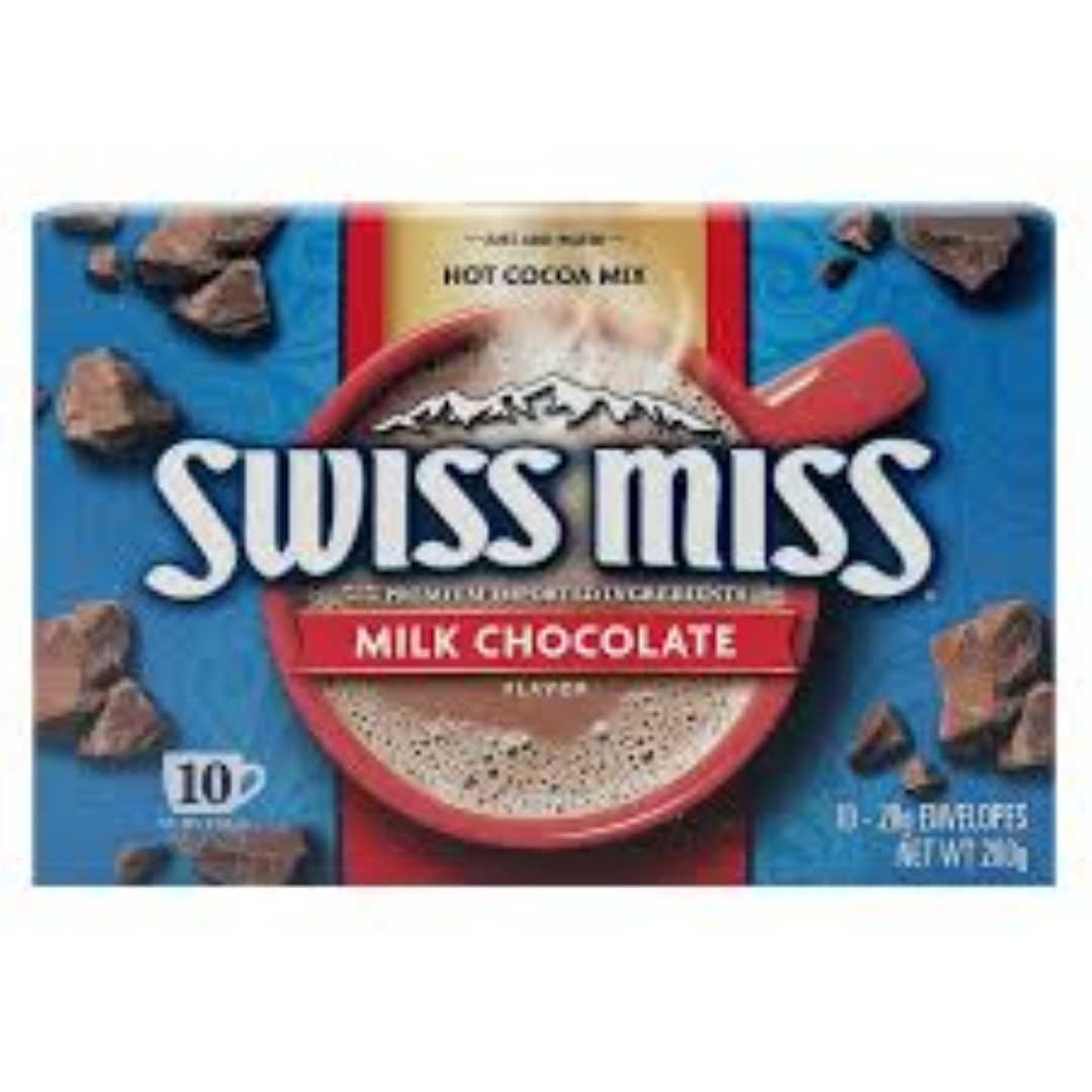 SWISS MISS HOT COCOA MIX MILK CHOCOLATE 10'S 280G